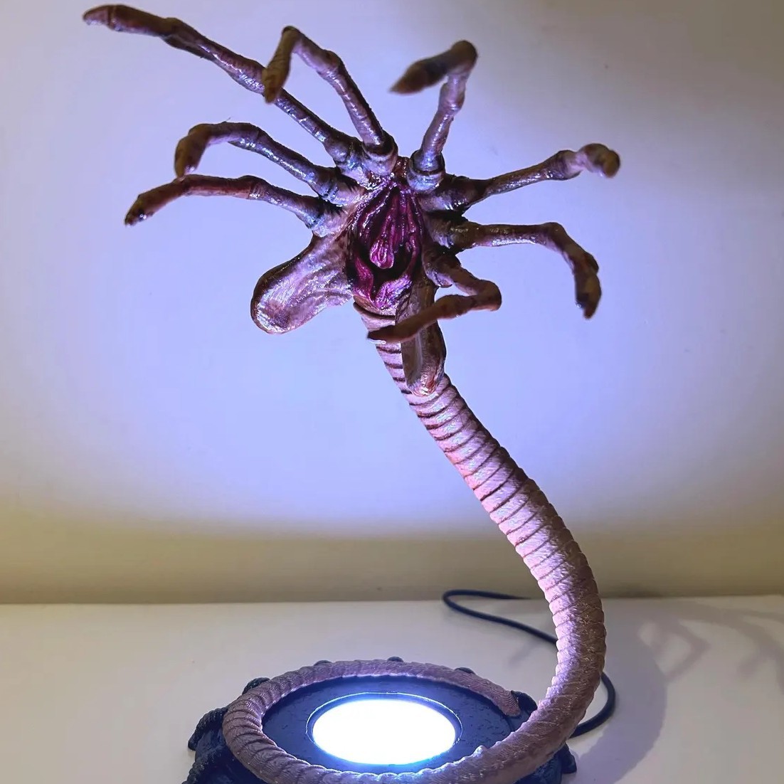Home Decor Lamp - 외계인 페이스허거 램프 야간 조명, LED