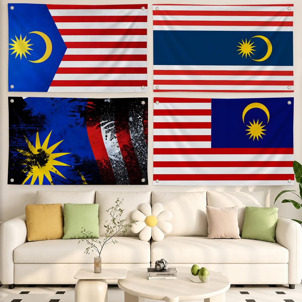 Home Decor Malaysia - 말레이시아 국기, 깃발, 방, 기숙사, 캠핑,