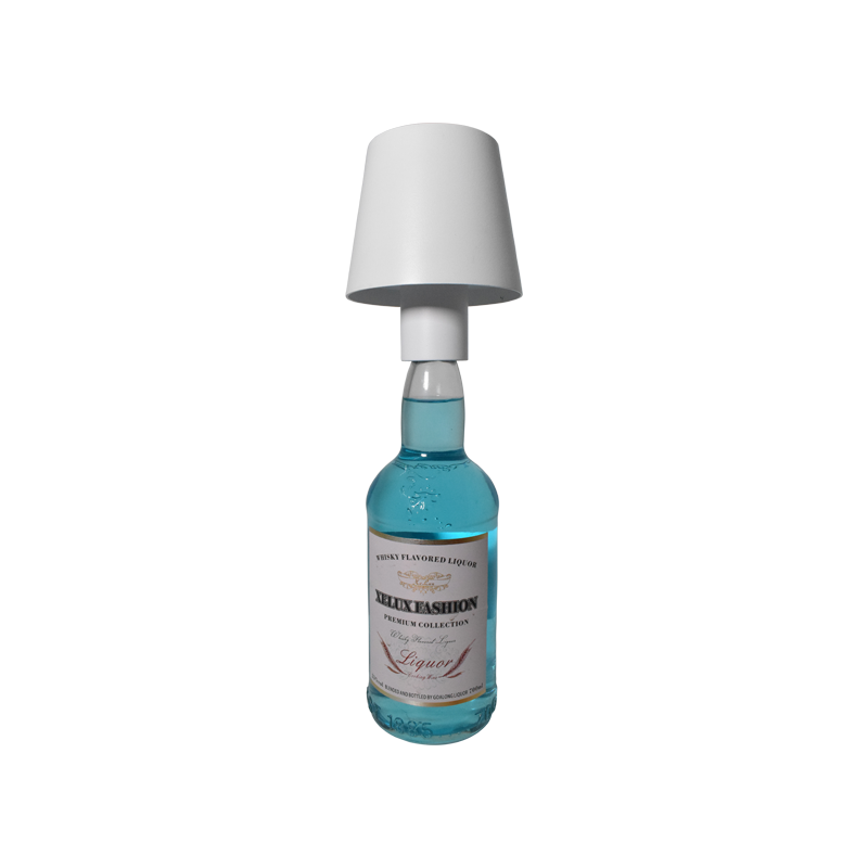 Home Decor Lamp - 홈데코 디밍 가능 충전식 크리스마스 와인병