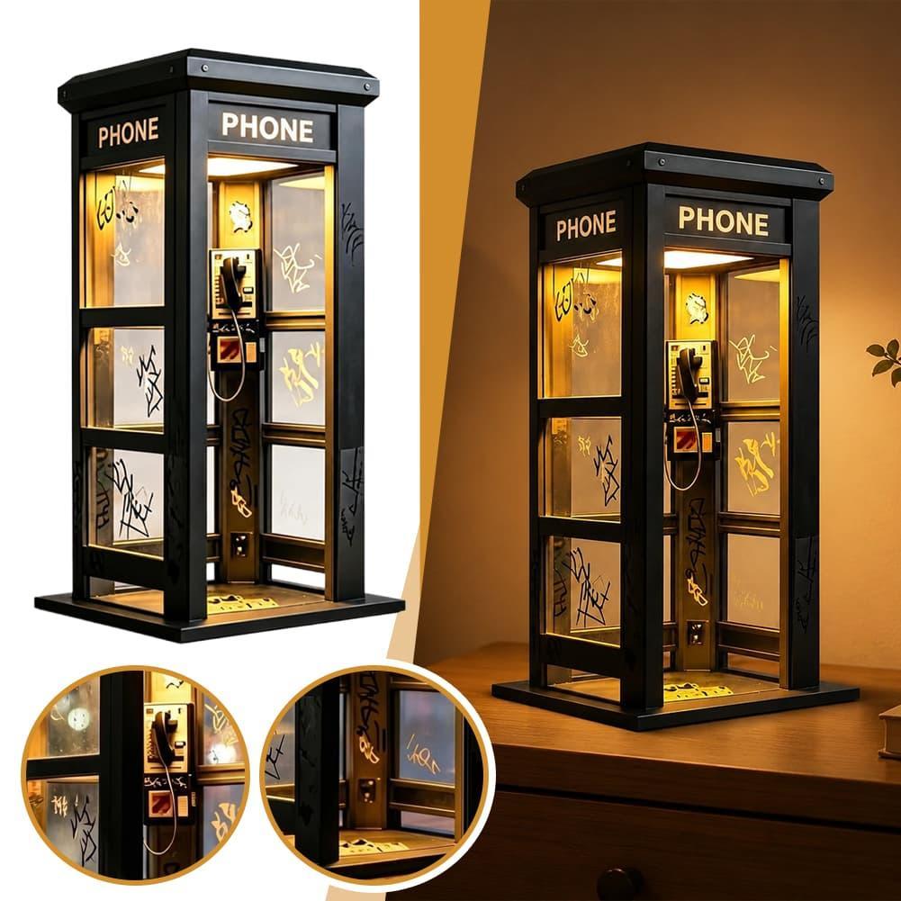 Home Decor Lamp - 빈티지 런던 전화 부스 테이블 램프