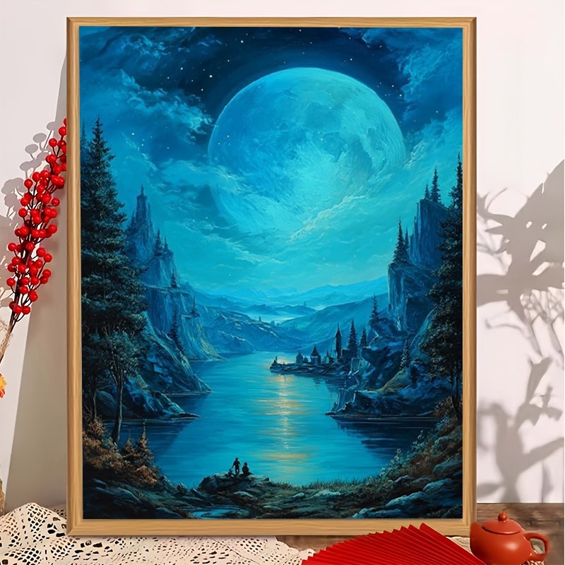 Home Decor Under 1000 - 500/1000/1200/2000PCS 성인용 퍼즐 달 아래의 야경,