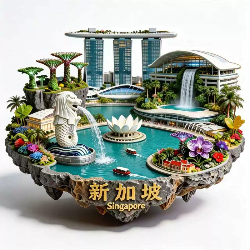 호주 멜버른 냉장고 스티커 금속 재질 말레이시아 기념품 - Home Decor Malaysia 리뷰 및 가격