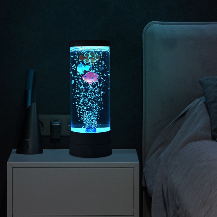 시뮬레이션 LED 멀티 컬러 버블 피쉬 분위기 연출 홈 - Home Decor Retailers 리뷰 및 가격