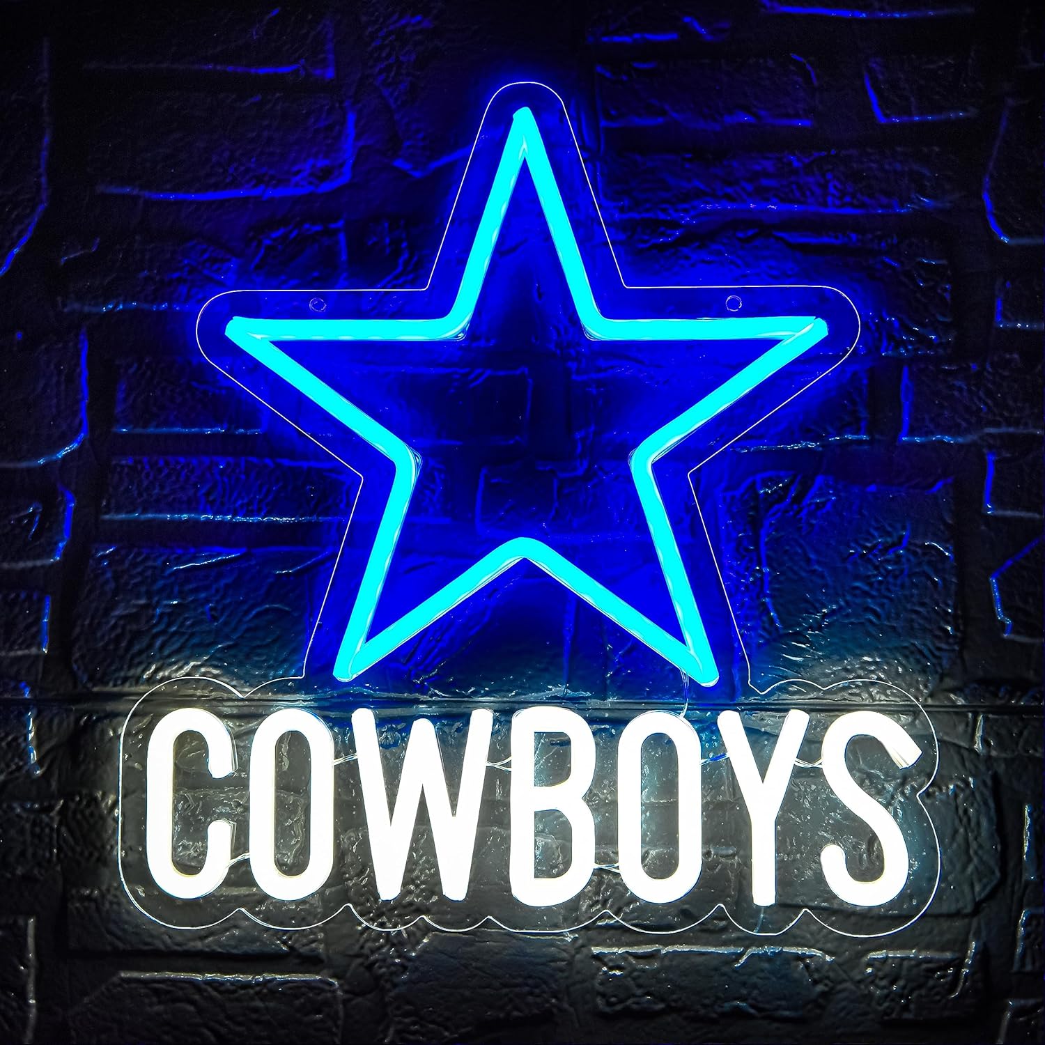 카우보이 스타 USB 네온 조명, 남자아이 방 꾸미기용 - Home Decor Dallas 리뷰 및 가격