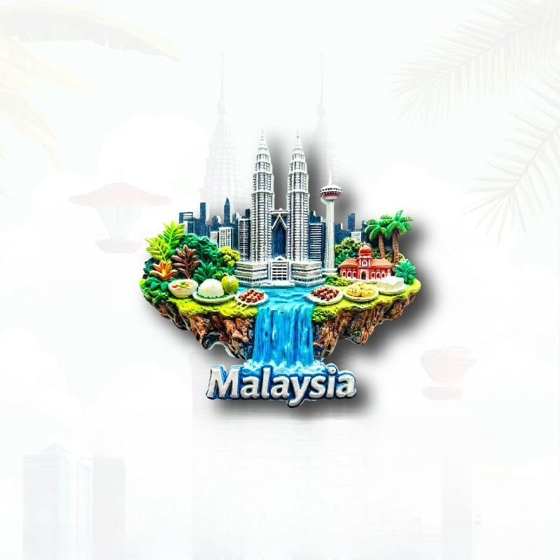 쿠알라룸푸르 냉장고 자석 - 멋진 3D 페트로나스 타워 - Home Decor Malaysia 리뷰 및 가격