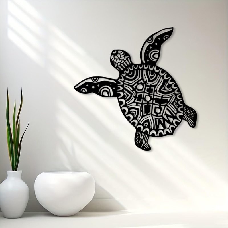 바다거북 철제 금속 벽 장식, 해안 바다 벽 장식 (거 - Home Decor Nautical 리뷰 및 가격