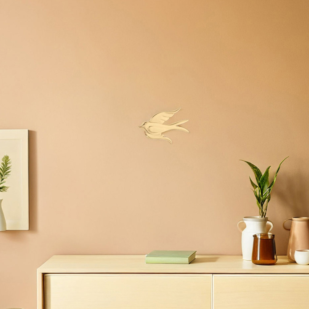 황동 소재의 노란색 제비 장식 2개 세트, 우아한 날개 - Home Decor Yellow 리뷰 및 가격