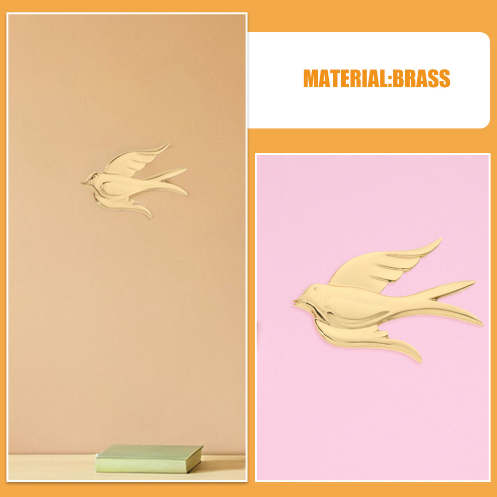 황동 소재의 노란색 제비 장식 2개 세트, 우아한 날개 - Home Decor Yellow 리뷰 및 가격