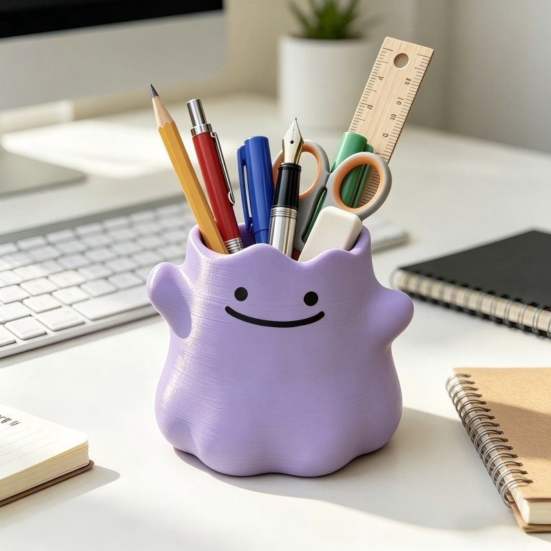 만화 캐릭터 펜 홀더 창의적인 수납 정리함 책상 장식  - Home Decor Retailers 리뷰 및 가격