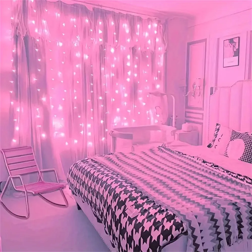 LED 커튼 조명 스트링, 웨딩 장식용, 배터리 작동, - String Curtain Light 리뷰 및 가격
