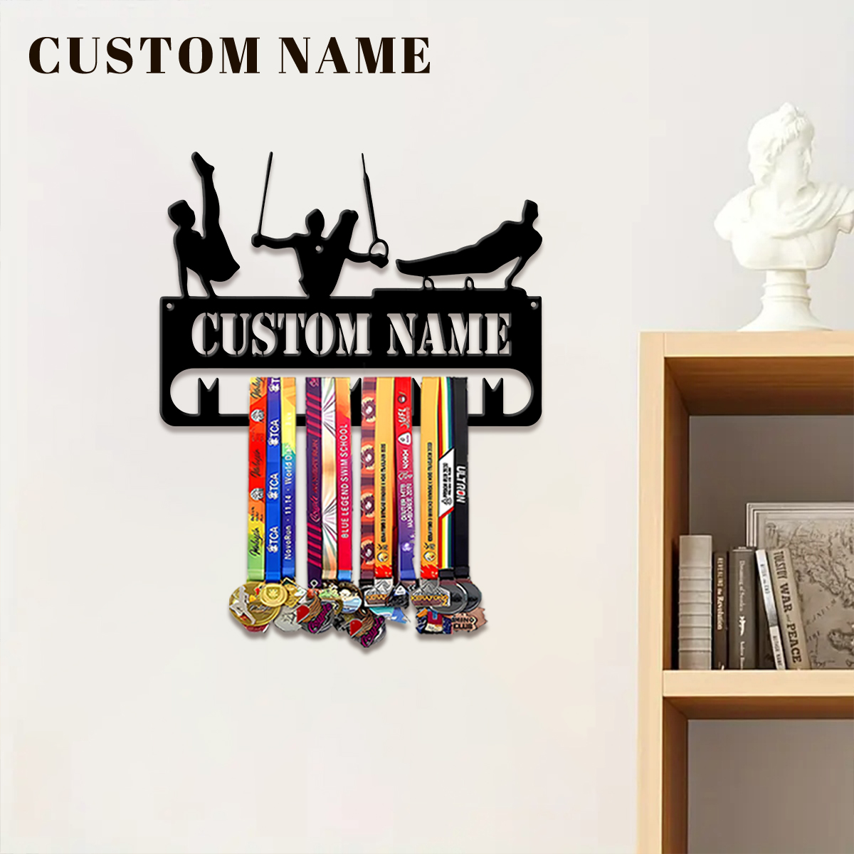 1pc 맞춤형 피트니스 금속 메달 걸이 홀더, 스포츠  - Home Decor For Birthday 리뷰 및 가격