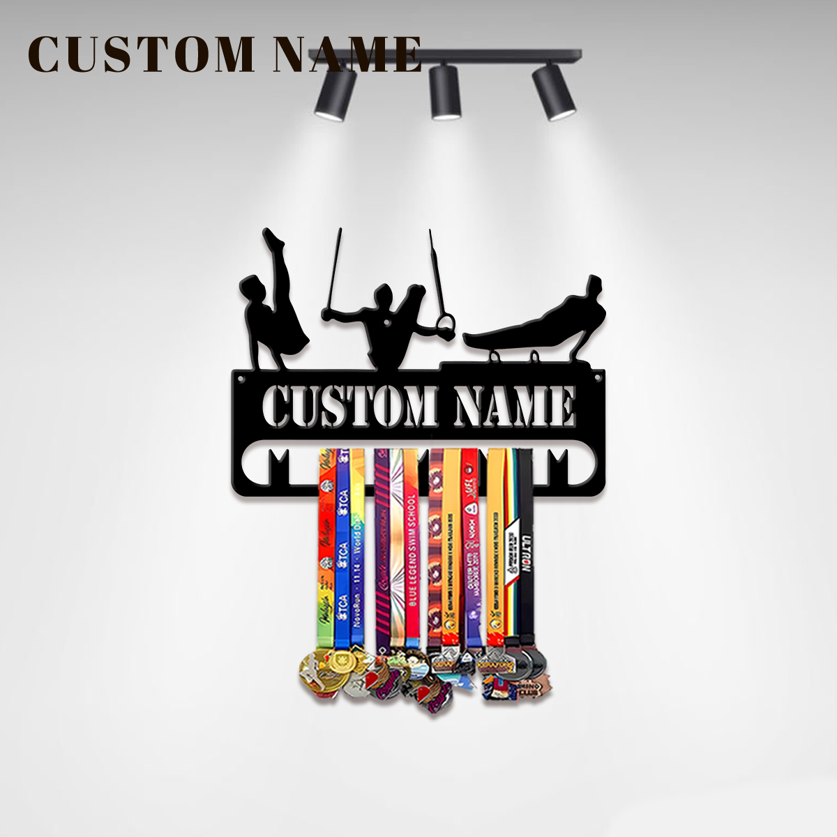 1pc 맞춤형 피트니스 금속 메달 걸이 홀더, 스포츠  - Home Decor For Birthday 리뷰 및 가격