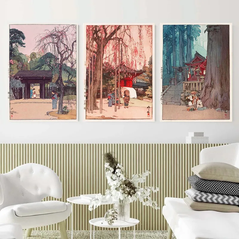 레트로 우키요에 전통 일본 포스터 도쿄 일본 삽화 풍경 - Home Decor Tokyo 리뷰 및 가격