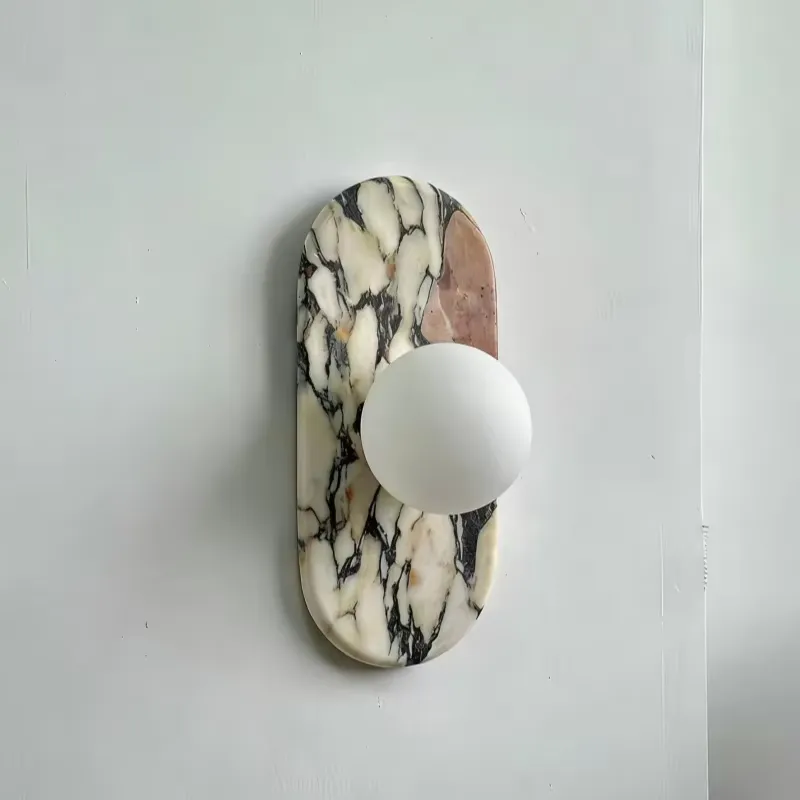 SJX 미니멀리스트 내추럴 칼라카타 비올라 대리석 벽등 - Home Decor Lamp 리뷰 및 가격