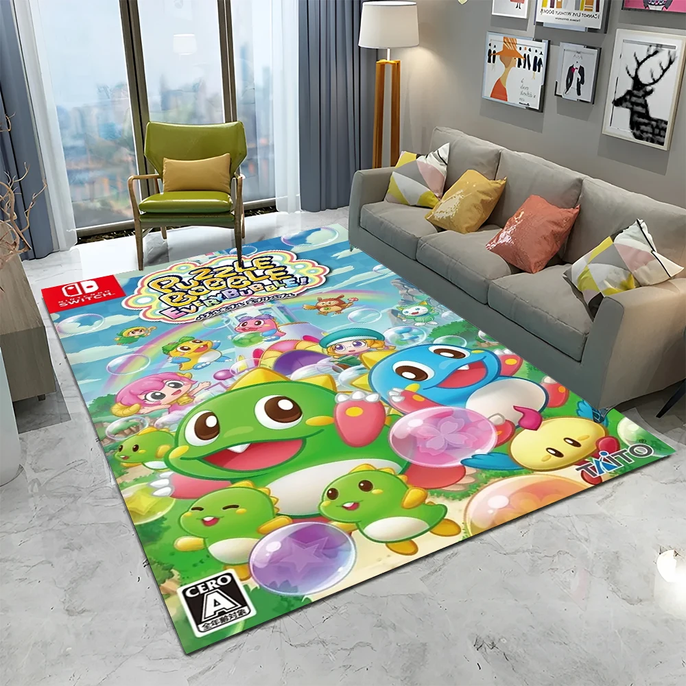 버블보블 만화 게임 게이머 카펫 러그, 거실 침실 소파 - Home Decor Games Online Free 리뷰 및 가격