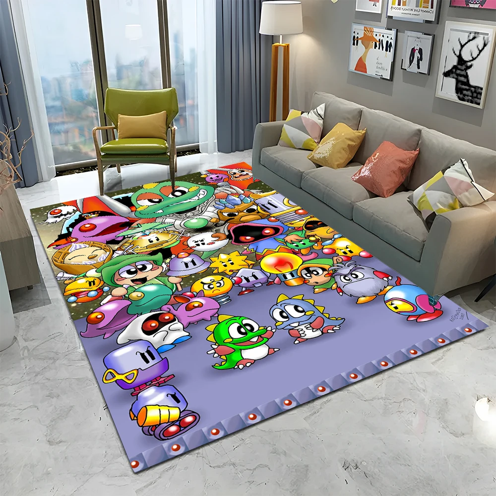 버블보블 만화 게임 게이머 카펫 러그, 거실 침실 소파 - Home Decor Games Online Free 리뷰 및 가격