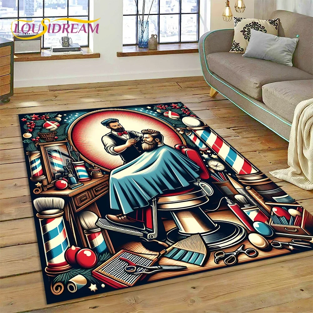패션 이발소 로고 해골 빈티지 카펫 러그 침실 거실 홈 - Home Decor Games Online Free 리뷰 및 가격
