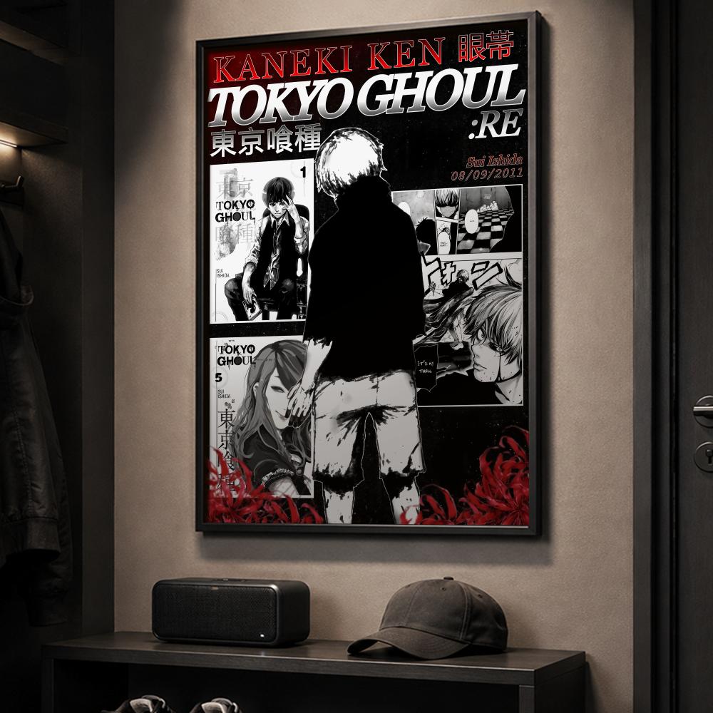 애니메이션 T-tokyo Ghoul 포스터 포스터 빈티 - Home Decor Tokyo 리뷰 및 가격