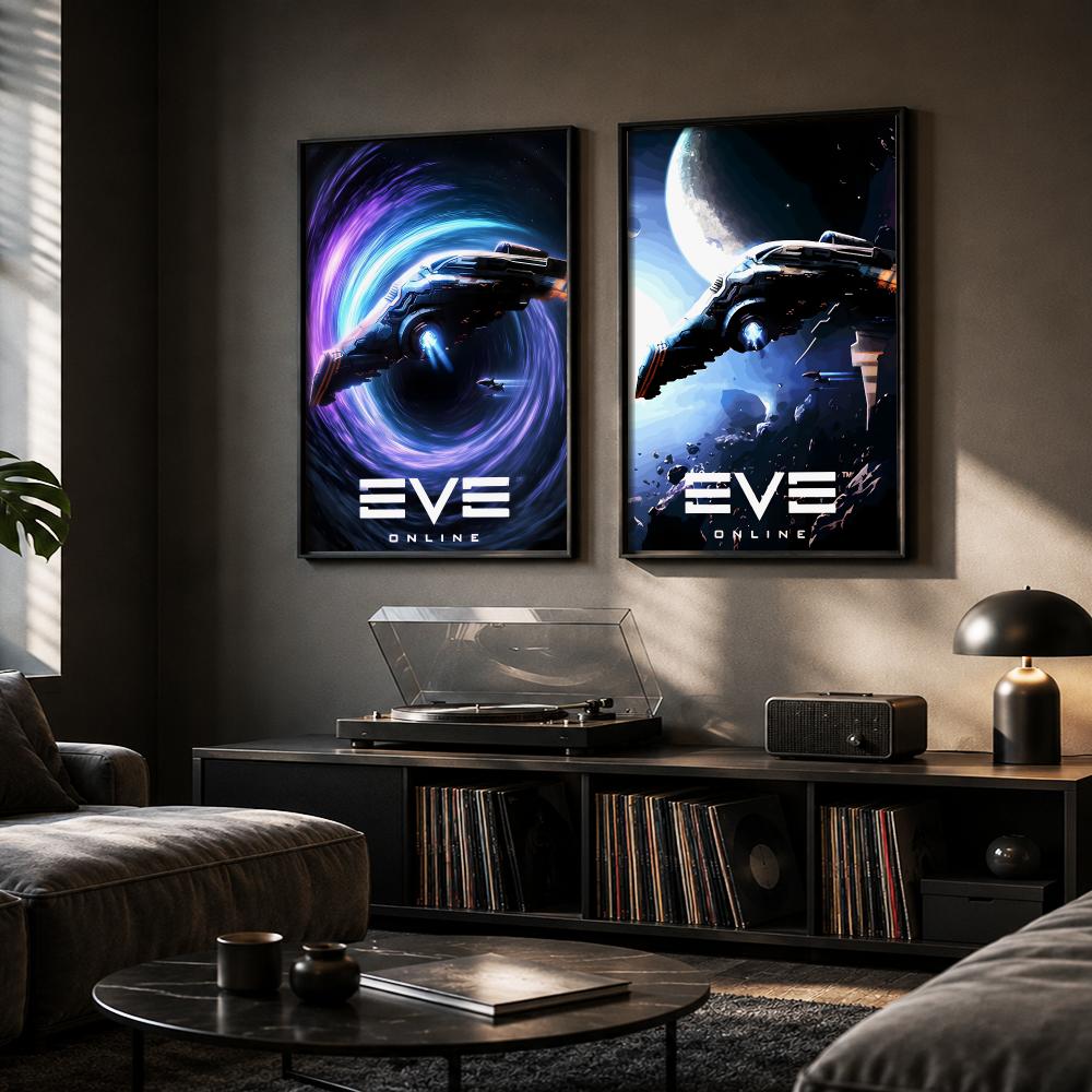 E-EVE O-온라인 전략 게임 포스터 HD 홈 벽 스 - Home Decor Games Online Free 리뷰 및 가격
