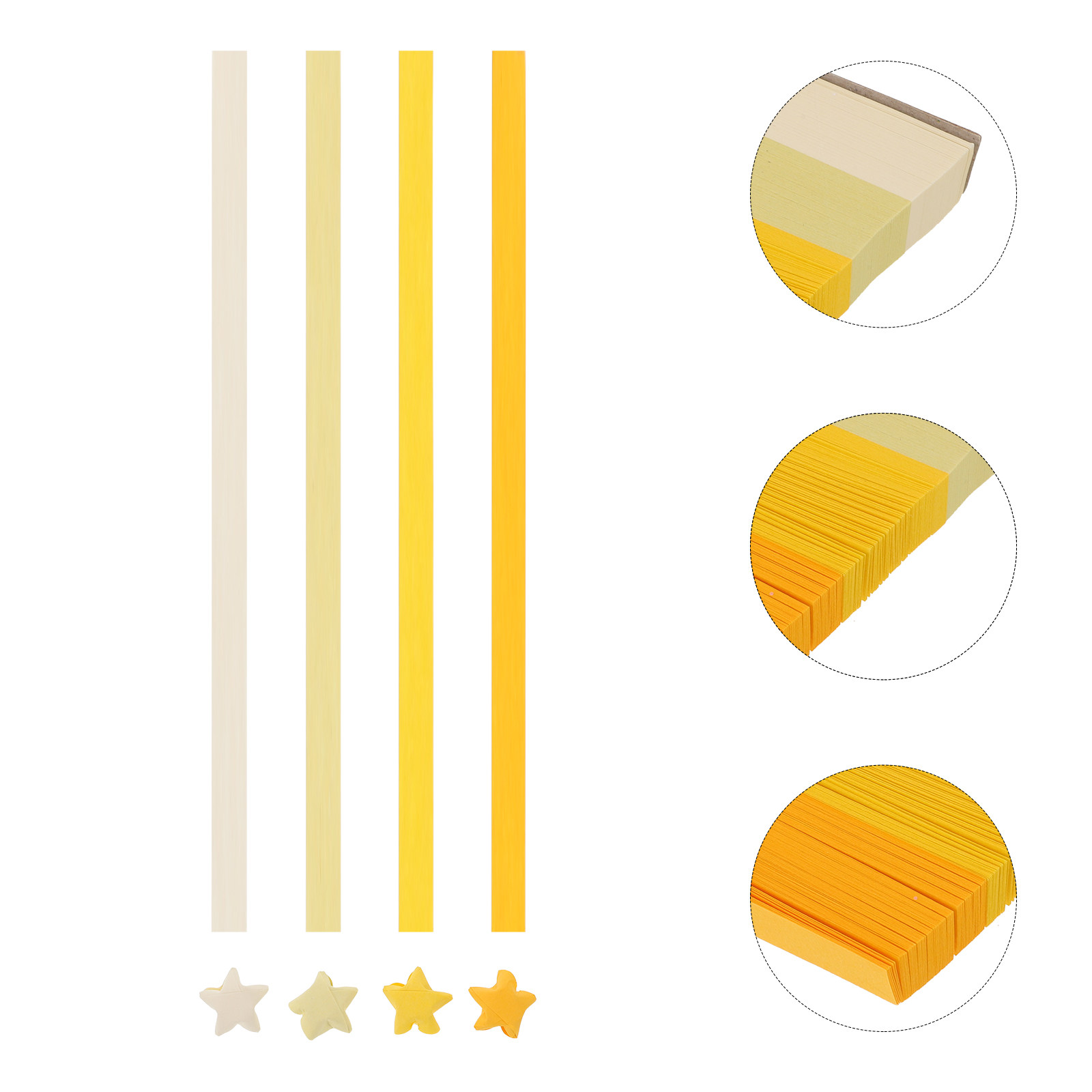 5400개 노란색 그라데이션 양면 종이접기 별 종이 스 - Home Decor Yellow 리뷰 및 가격
