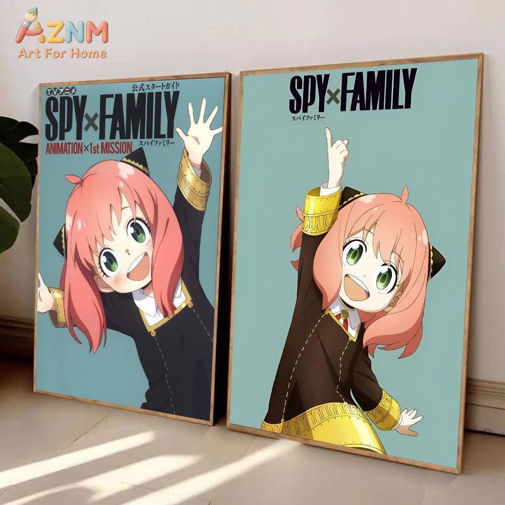 AZNM 스파이 x 패밀리 애니메이션 캔버스 벽 아트  - X Home Decor 리뷰 및 가격