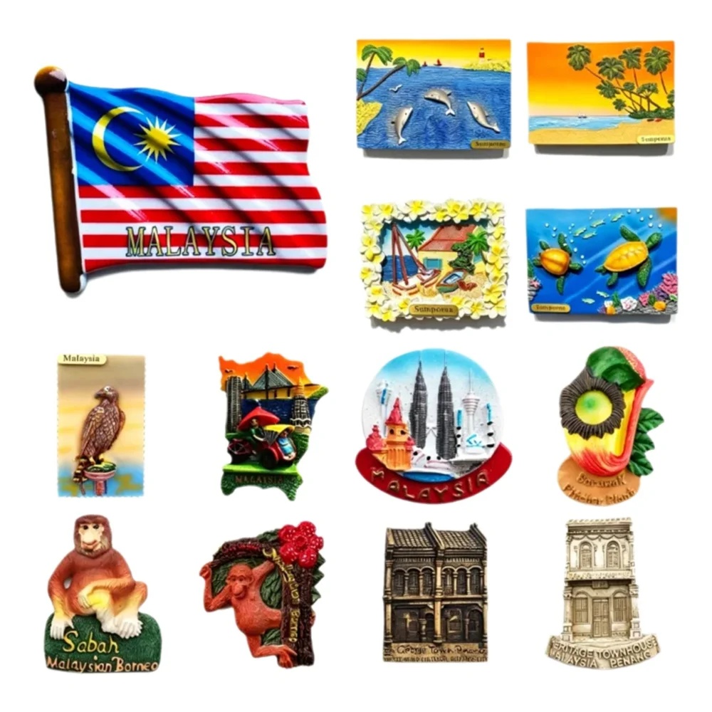 말레이시아 3D 냉장고 자석, 쿠알라룸푸르 트윈 타워, - Home Decor Malaysia 리뷰 및 가격
