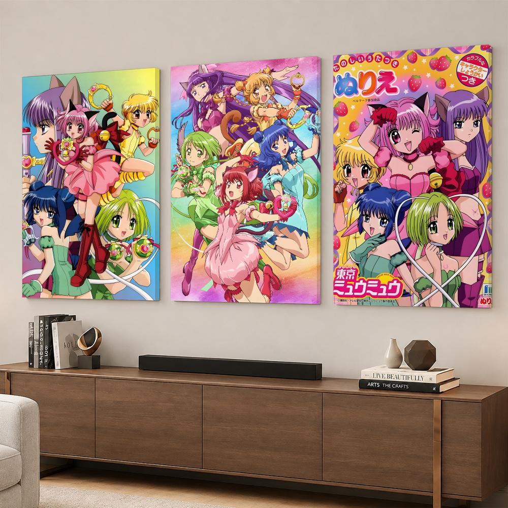 애니메이션 도쿄 미우 미우 프레임 벽걸이 그림, 캔버스 - Home Decor Tokyo 리뷰 및 가격