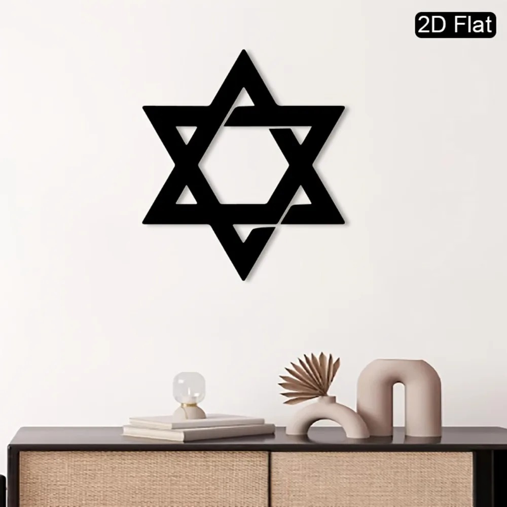 CIFBUY 철제 벽 장식 다윗의 별 금속 조각품 벽걸 - Home Decor Wall Pictures 리뷰 및 가격