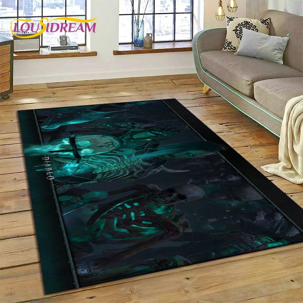 디아블로 3D 레트로 게임 게이머 러그 카펫 (거실,  - Home Decor Games Online Free 리뷰 및 가격