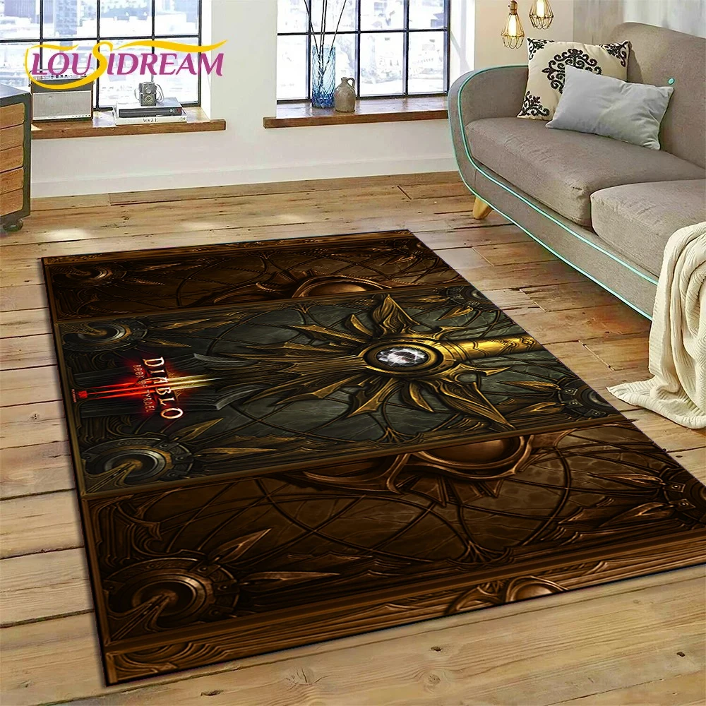 디아블로 3D 레트로 게임 게이머 러그 카펫 (거실,  - Home Decor Games Online Free 리뷰 및 가격
