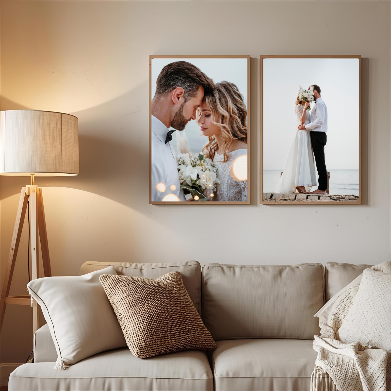 맞춤형 사진 캔버스, 가족 사진 벽 장식, 대형 사진  - Home Decor For Birthday 리뷰 및 가격