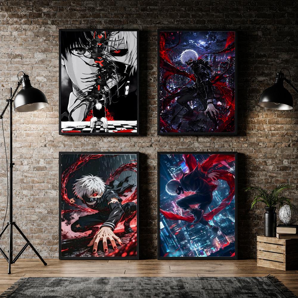 애니메이션 도쿄 구울 켄 가네키 포스터 PVC HD 붙 - Home Decor Tokyo 리뷰 및 가격