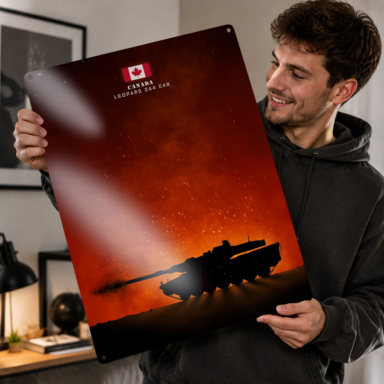 레오파드 2a4 캐나다 MBT 3D 텍스처 프린트 포스 - Home Decor Canada 리뷰 및 가격