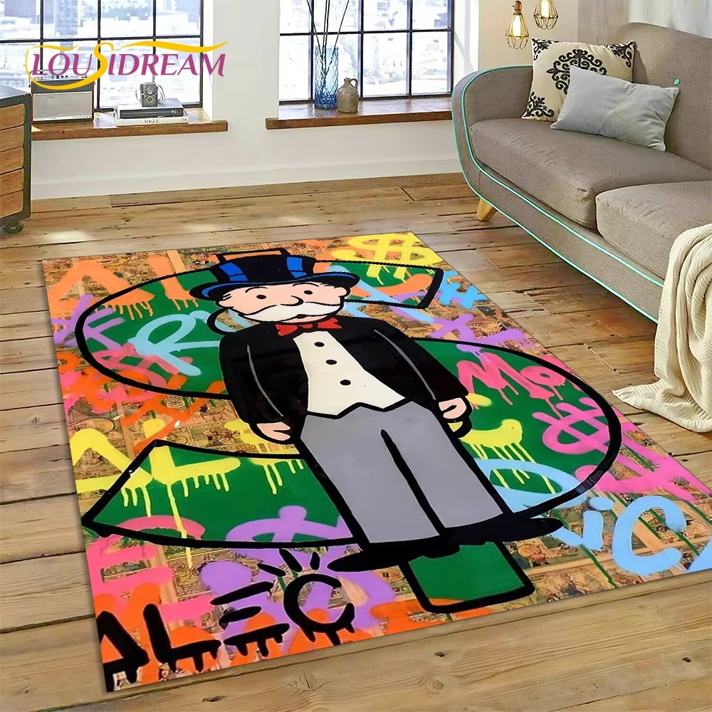 게임 달러 독점 만화 돈 모양 러그 카펫, 거실 침실  - Home Decor Games Online Free 리뷰 및 가격