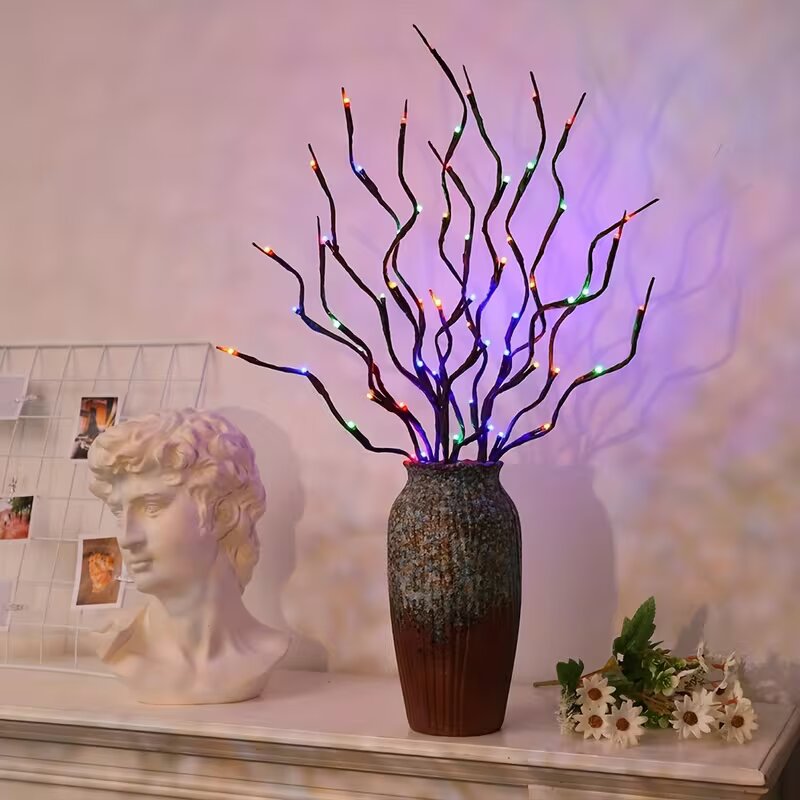 1/2PC 20LED 벚꽃 나무 가지 조명 실내외 홈  - Home Decor Lamp 리뷰 및 가격