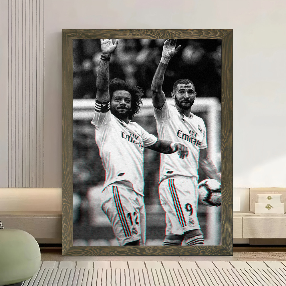 마르셀로 X 벤제마 캔버스 포스터 맞춤형 그림 벽 예술 - X Home Decor 리뷰 및 가격