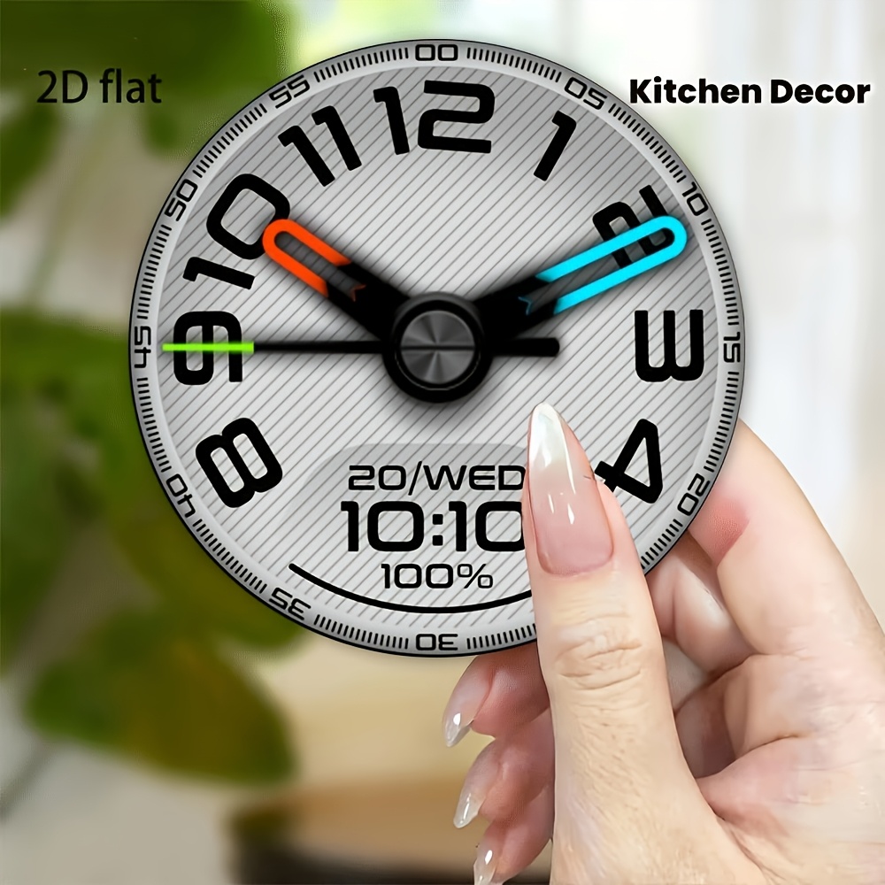 2D 실용적인 아크릴 크리에이티브 시계 냉장고 자석 3 - Home Decor Online 리뷰 및 가격