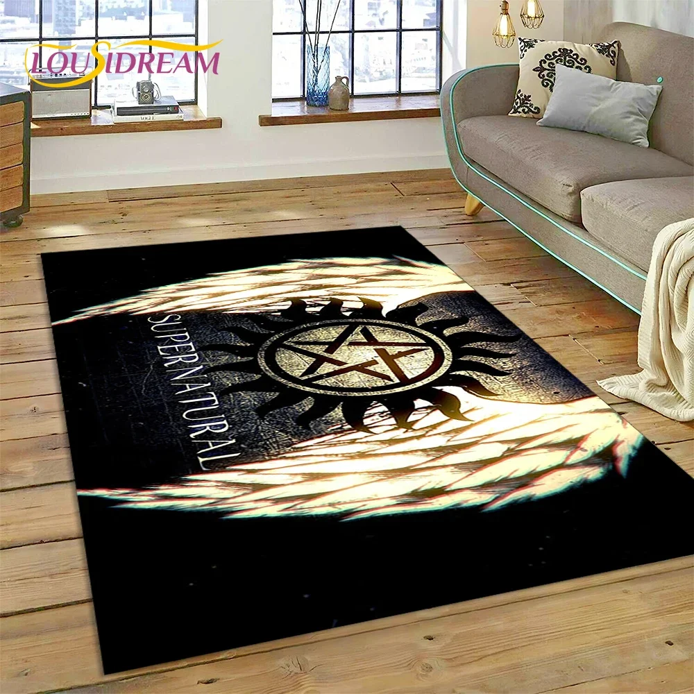 SPN 최신 슈퍼내추럴 딘 샘 3D 카펫 러그 (침실, - Home Decor Games Online Free 리뷰 및 가격