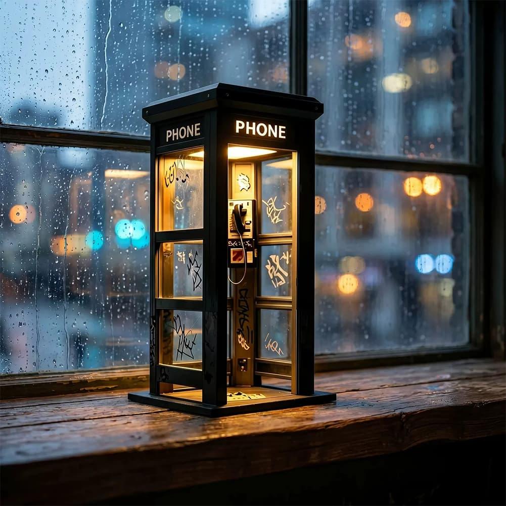 빈티지 런던 전화 부스 테이블 램프 레트로 전화 부스  - Home Decor Lamp 리뷰 및 가격
